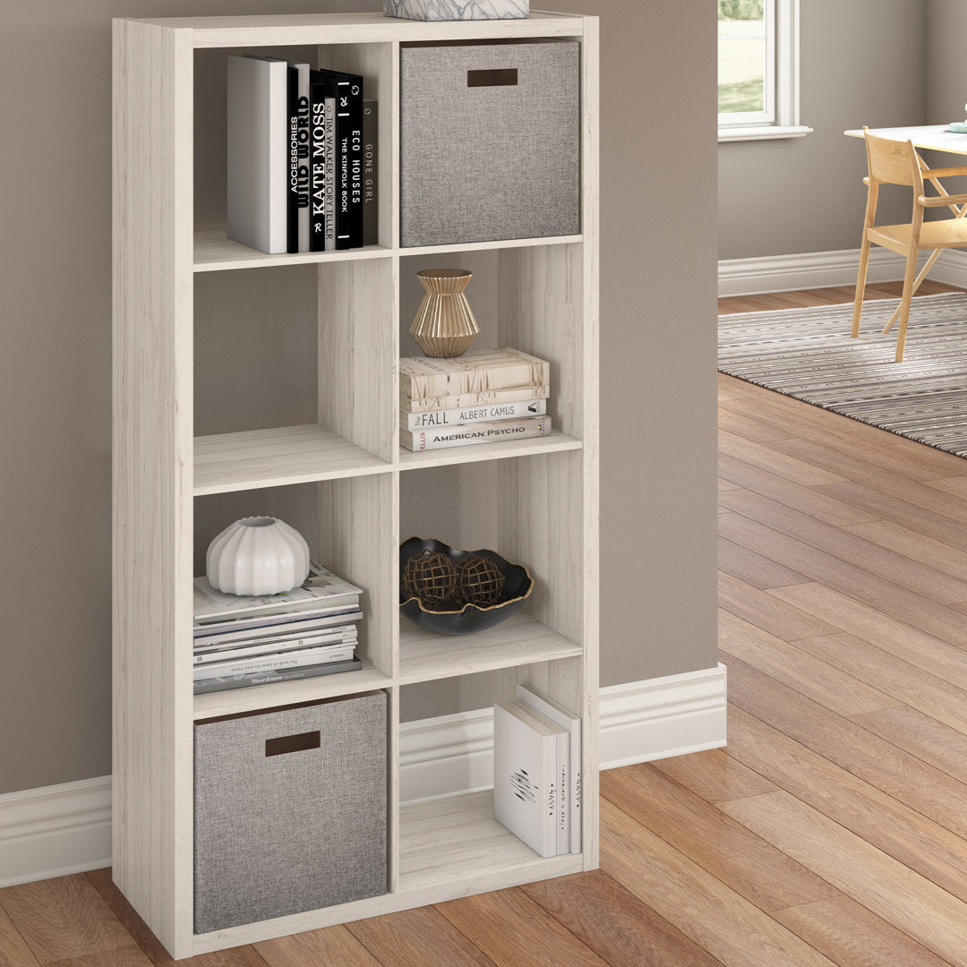 29.87'' H x 57.95'' W Cube Bookcase ClosetMaid Color: Bleached Walnut