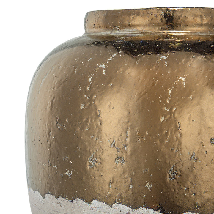 Libra Furlane Brown/Bronze 15.8" Ceramic Table Vase Joss & Main