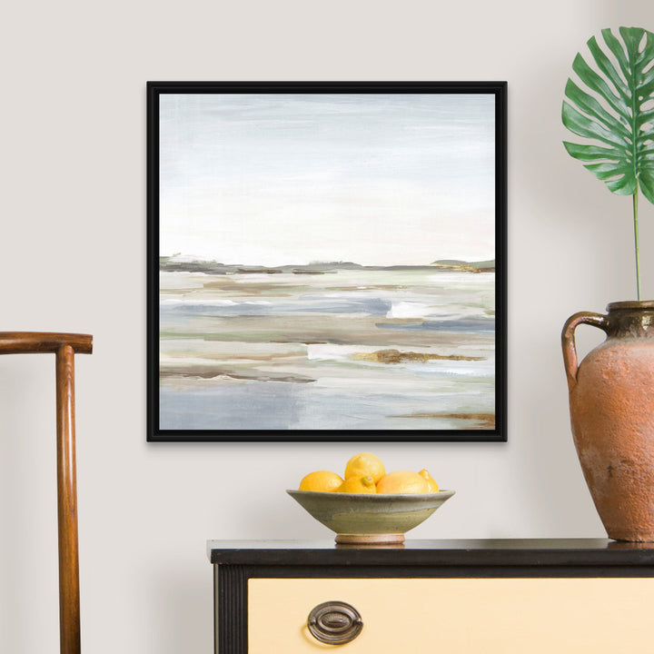 Vastness II by Eva Watts - Painting Print Wade Logan® Size: 26" H x 26" W x 1.75" D Format: Black Framed Canvas