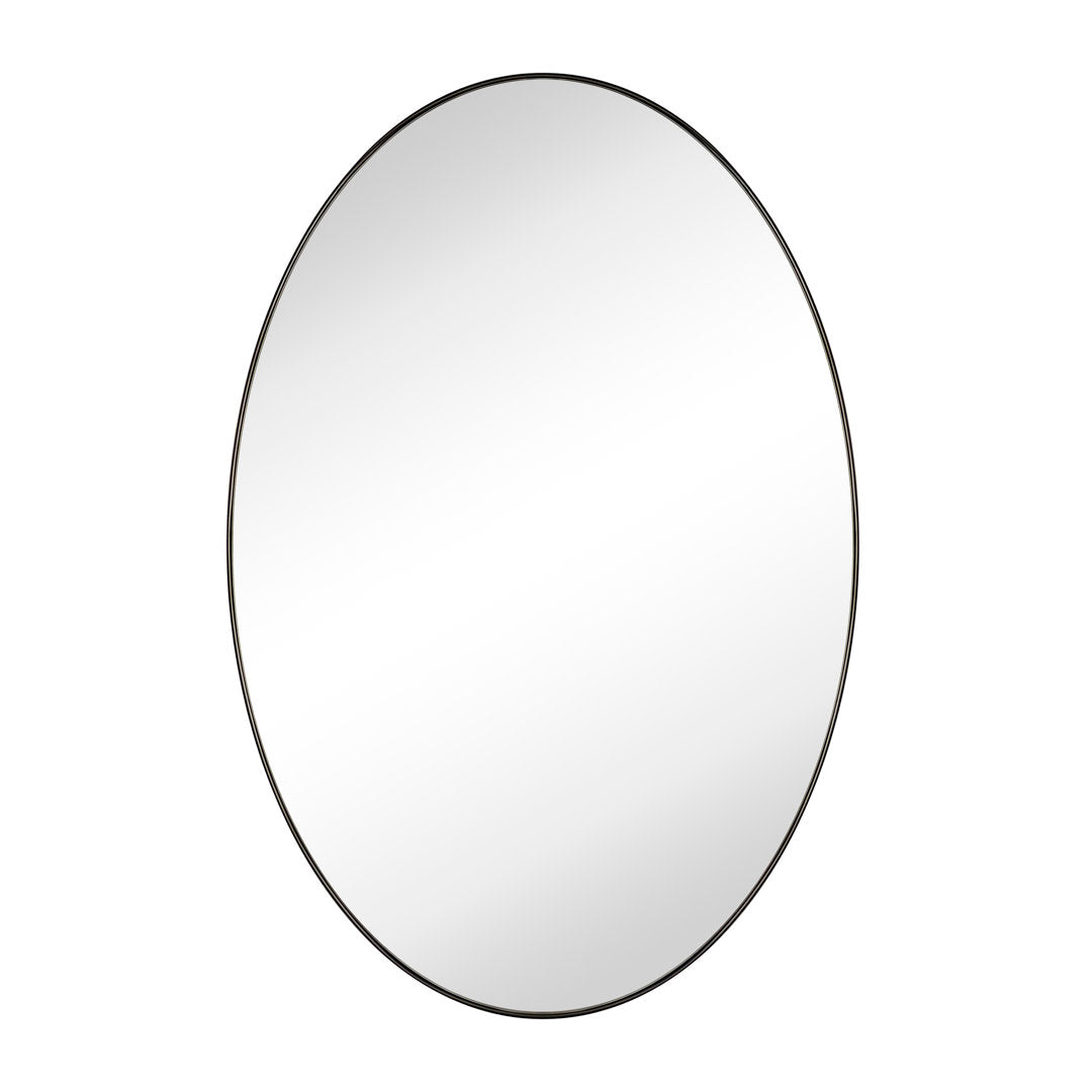 Javell Bathroom Mirror Ebern Designs Size: 30" x 20" Finish: Oil Rubbed Bronze