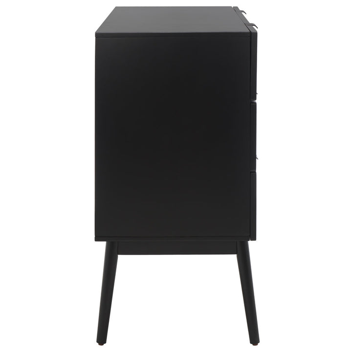 Keanu 3 Drawer 36" W Chest Sand & Stable™ Color: Black