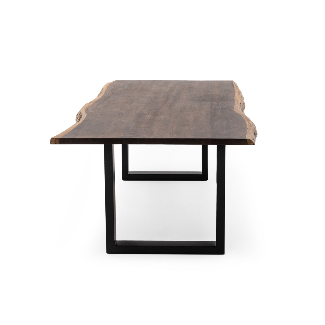Lemay Iron Trestle Dining Table Union Rustic Size: 30" H x 79" L x 39" W