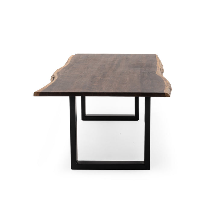 Lemay Iron Trestle Dining Table Union Rustic Size: 30" H x 79" L x 39" W