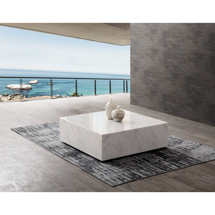 Gorvel Coffee Table Latitude Run® Color: White