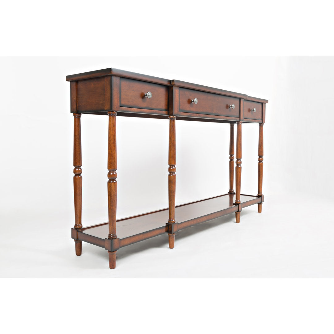 Beaumont 60" Console Table Kelly Clarkson Home Color: Antique Mahogany