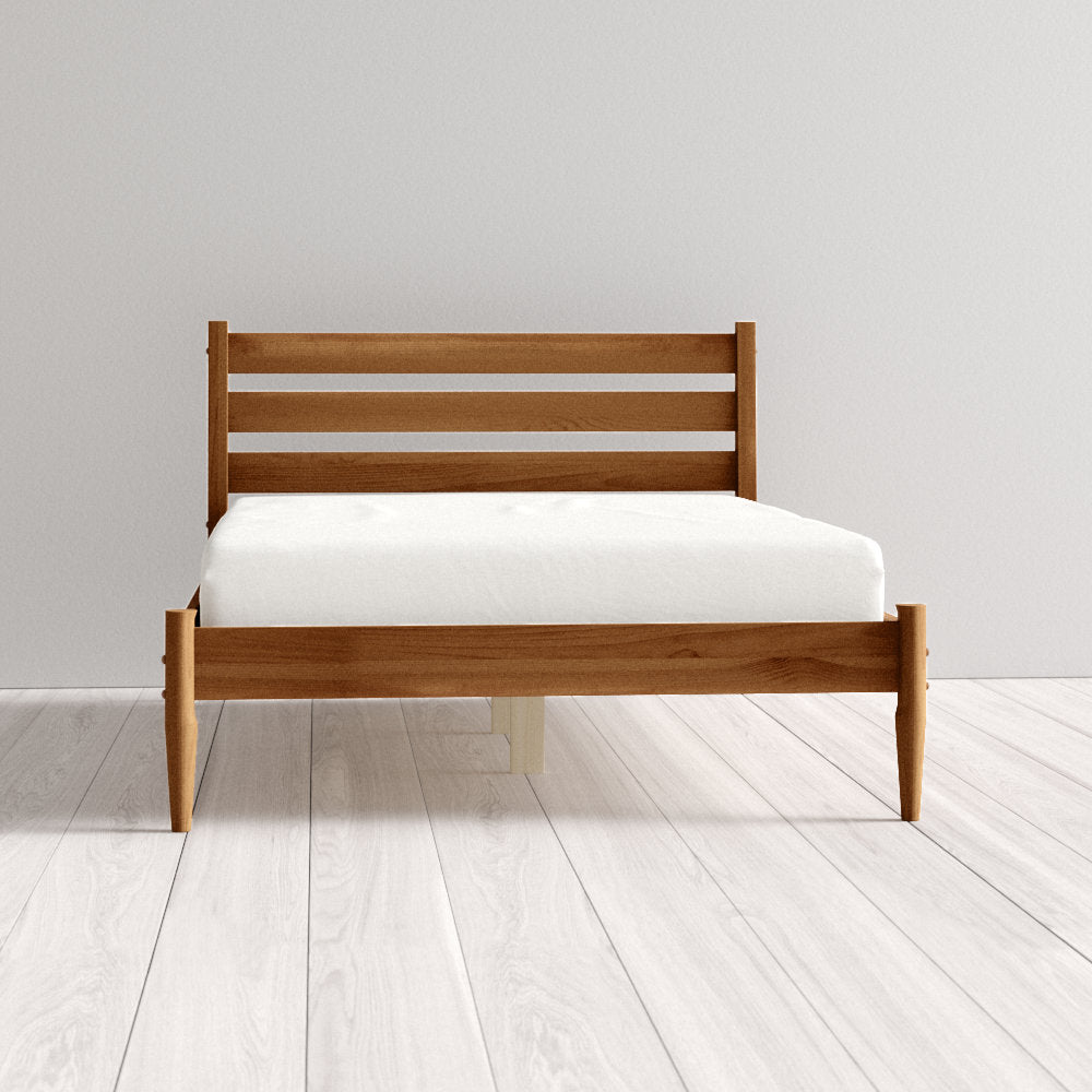 Grady Queen Size Solid Wood Bed AllModern Color: Castanho