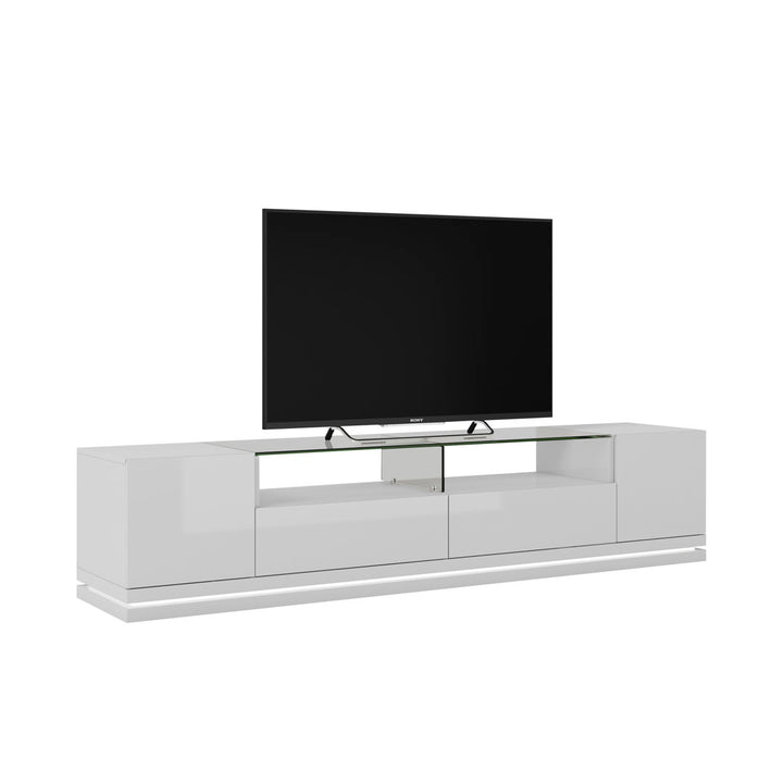 Graidy TV Stand for TVs up to 70" Ebern Designs Color: White Gloss