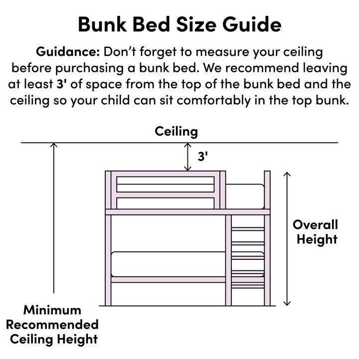 Twin Over Full Solid Wood Standard Bunk Bed by Birch Lane™ Birch Lane™