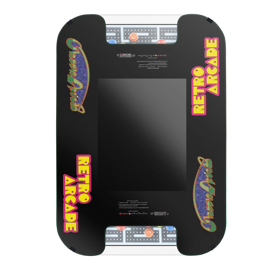 Cocktail Arcade Machine with 19" Monitor and 60 Retro Games - Fully Assembled - 5 Year Warranty Suncoast Arcade Color: Black