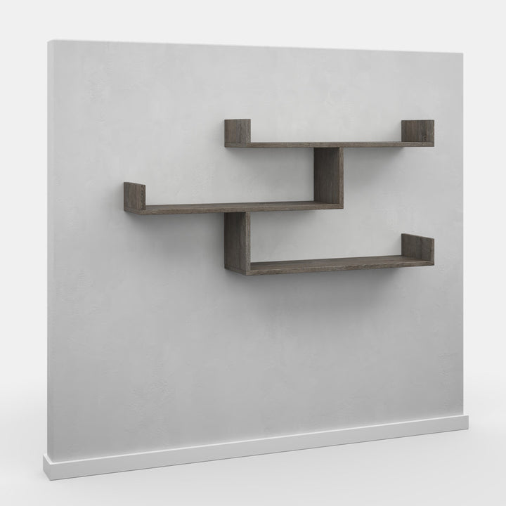 Ramage 3 Piece Accent Shelf Mercury Row® Finish: Dark Brown