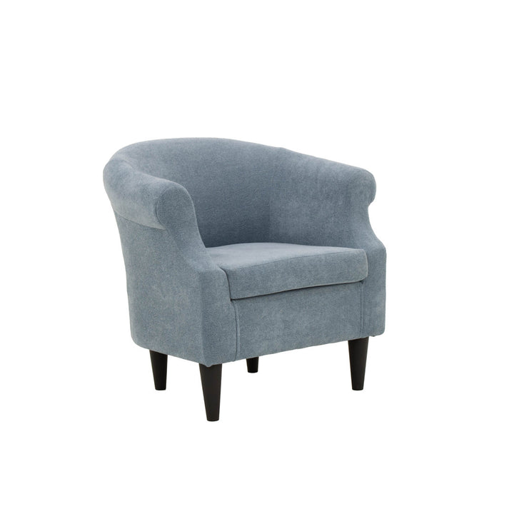 Adea Polyester Barrel Chair Lark Manor™ Fabric: Chloe Sky