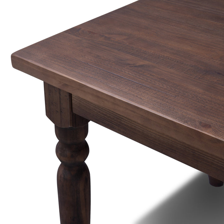 Valerie Dining Table Grain Wood Furniture Color: Rustic Walnut