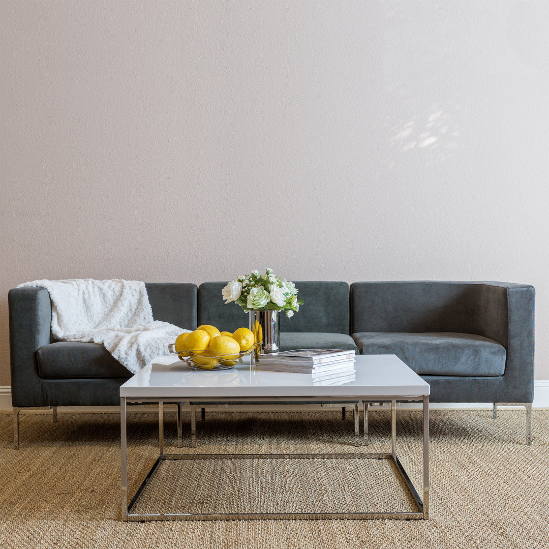Adilson Coffee Table Wade Logan® Color: White Lacquer