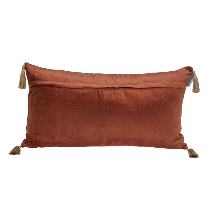Rectangular Velvet Pillow Cover & Insert HomeRoots Color: Burnt Orange