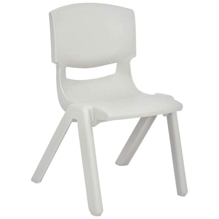 Tisbury 11" Kids Classroom Chair, Stackable Zoomie Kids Color: Light Gray