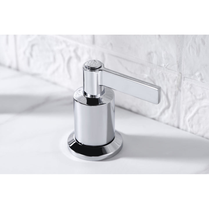 Kree Widespread Bathroom Faucet with Drain Assembly Ultra Faucets Finish: Polished Chrome