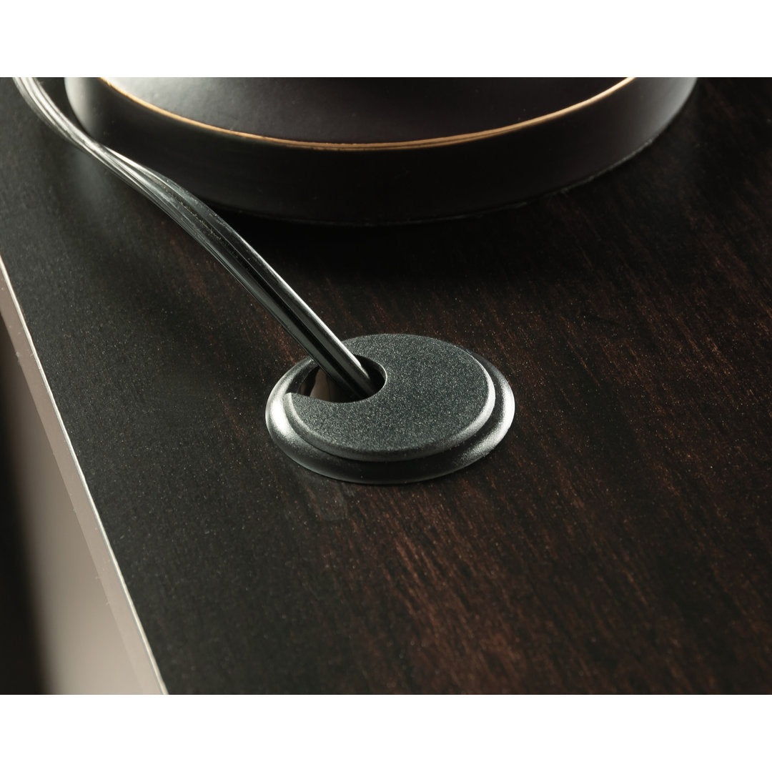 Gunalda L-Shape Executive Desk Red Barrel Studio® Color: Estate Black