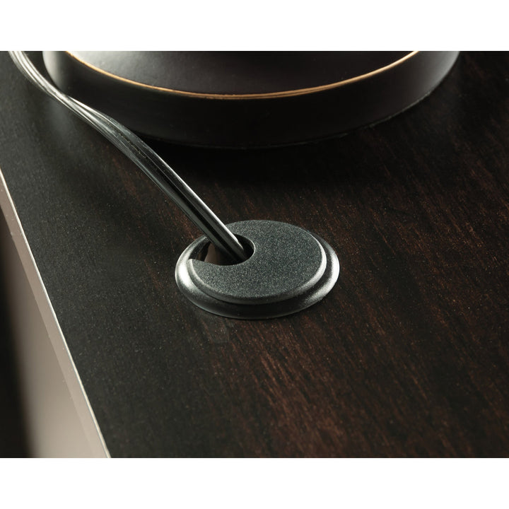 Gunalda L-Shape Executive Desk Red Barrel Studio® Color: Estate Black