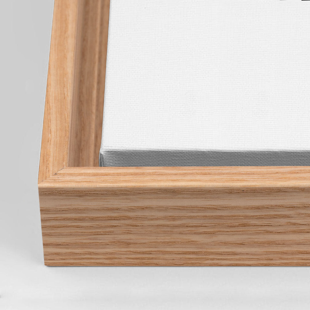 Vastness II by Eva Watts - Painting Print Wade Logan® Size: 13.25" H x 13.25" W x 1.75" D Format: Natural Floating Frame Canvas