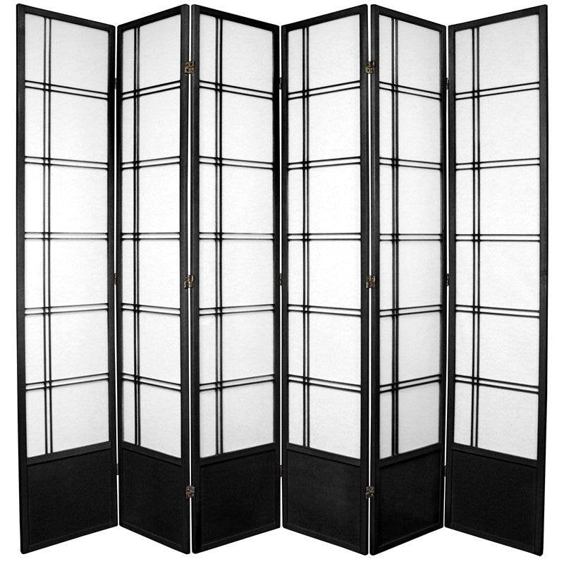 Keitez Folding Room Divider Winston Porter Color: Black Number of Panels: 6 Panels