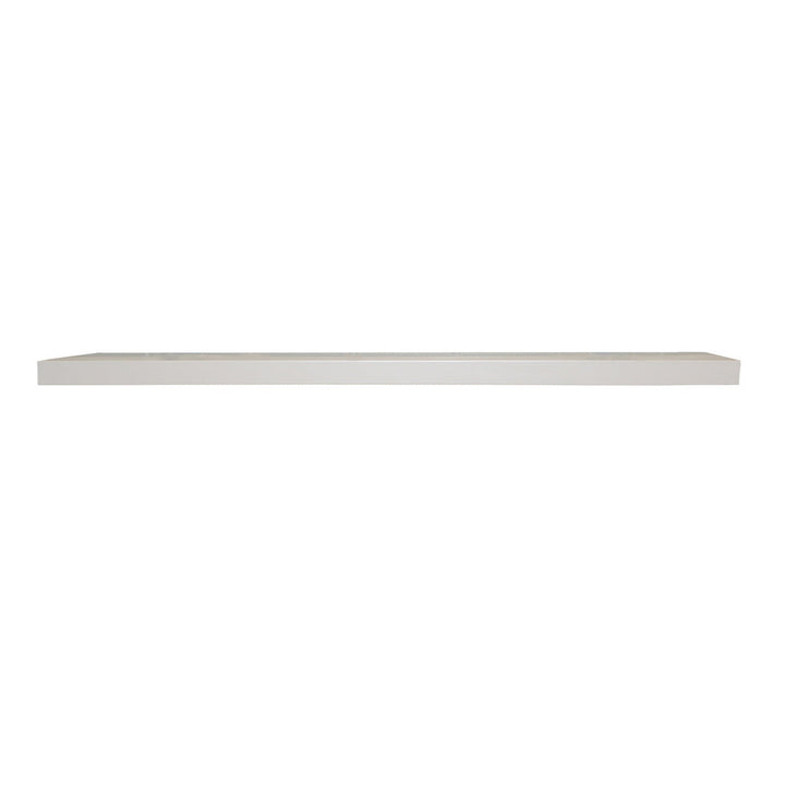 Bellapais Floating Shelf Winston Porter Size: 1.25" H x 47.24" W x 7.75" D Finish: Black