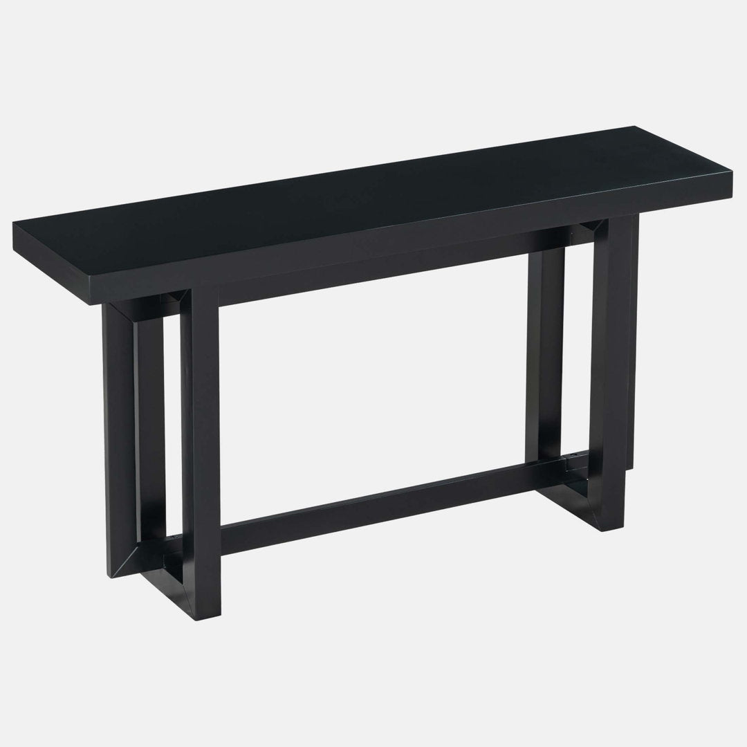 Thedrick 59" Extra Long Entryway Table Console Table 17 Stories Color: Black