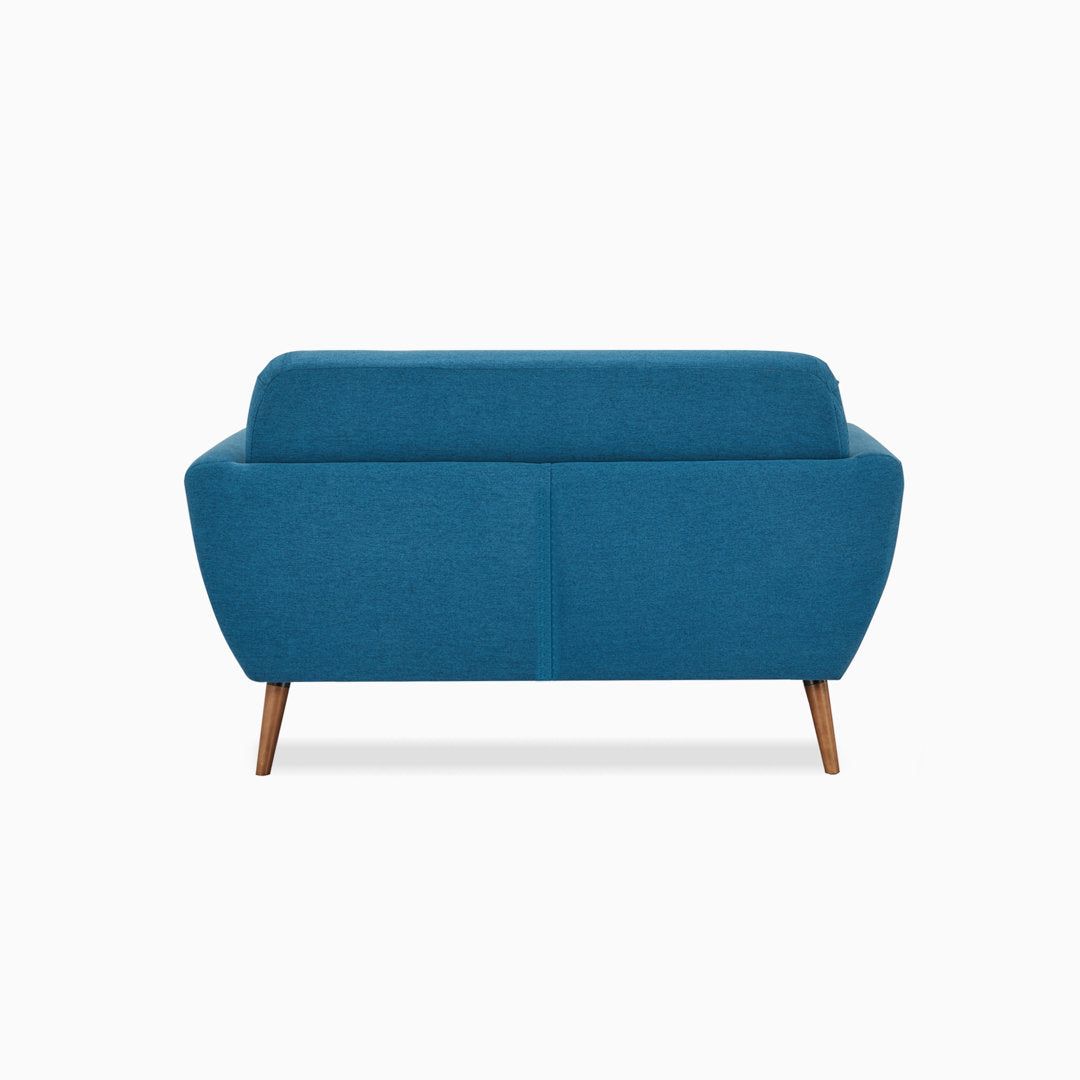 Carolos 58" Round Arms Loveseat Wade Logan® Upholstery Color: Blue