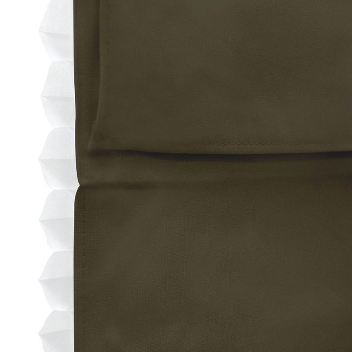 Cordless Blackout 100% Cotton Roman Shade with Cellular Shade Backing Symple Stuff Size: 70"W x 72"L Finish: Chocolate Brown