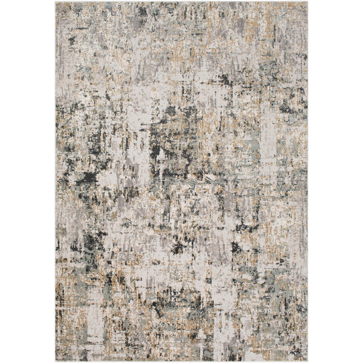 Maddux Abstract Machine Woven Gray/White/Tan Area Rug Trent Austin Design® Rug Size: Rectangle 2' x 3'