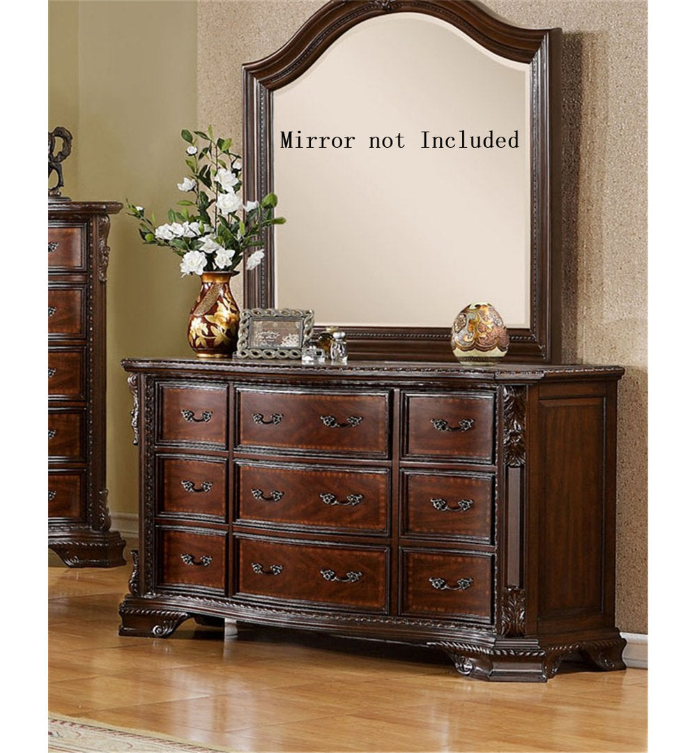 Leanne 9 Drawer Double Dresser Canora Grey