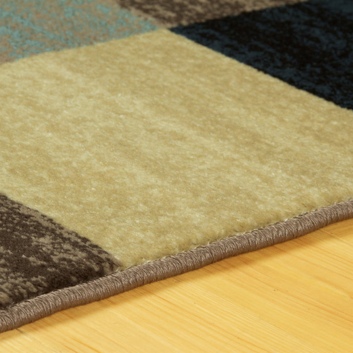 Churchton Majolica Blue Area Rug Ebern Designs Rug Size: Rectangle 9' x 12'