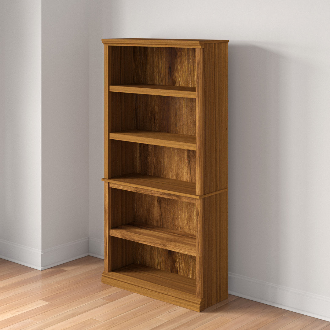 Alexsia 69.76" H x 35.28" W Standard Bookcase Lark Manor™ Color: Oiled Oak