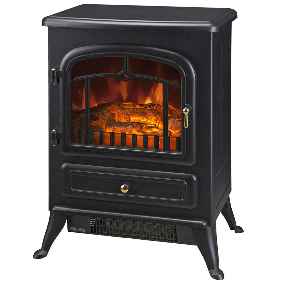 Manor Electric Fireplace Charlton Home® Finish: Black