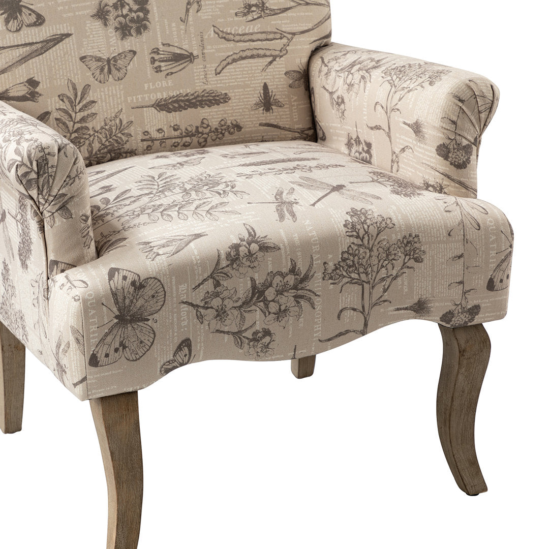 Belle 30" W Polyester Armchair Laurel Foundry Modern Farmhouse® Fabric: Gray Chenille