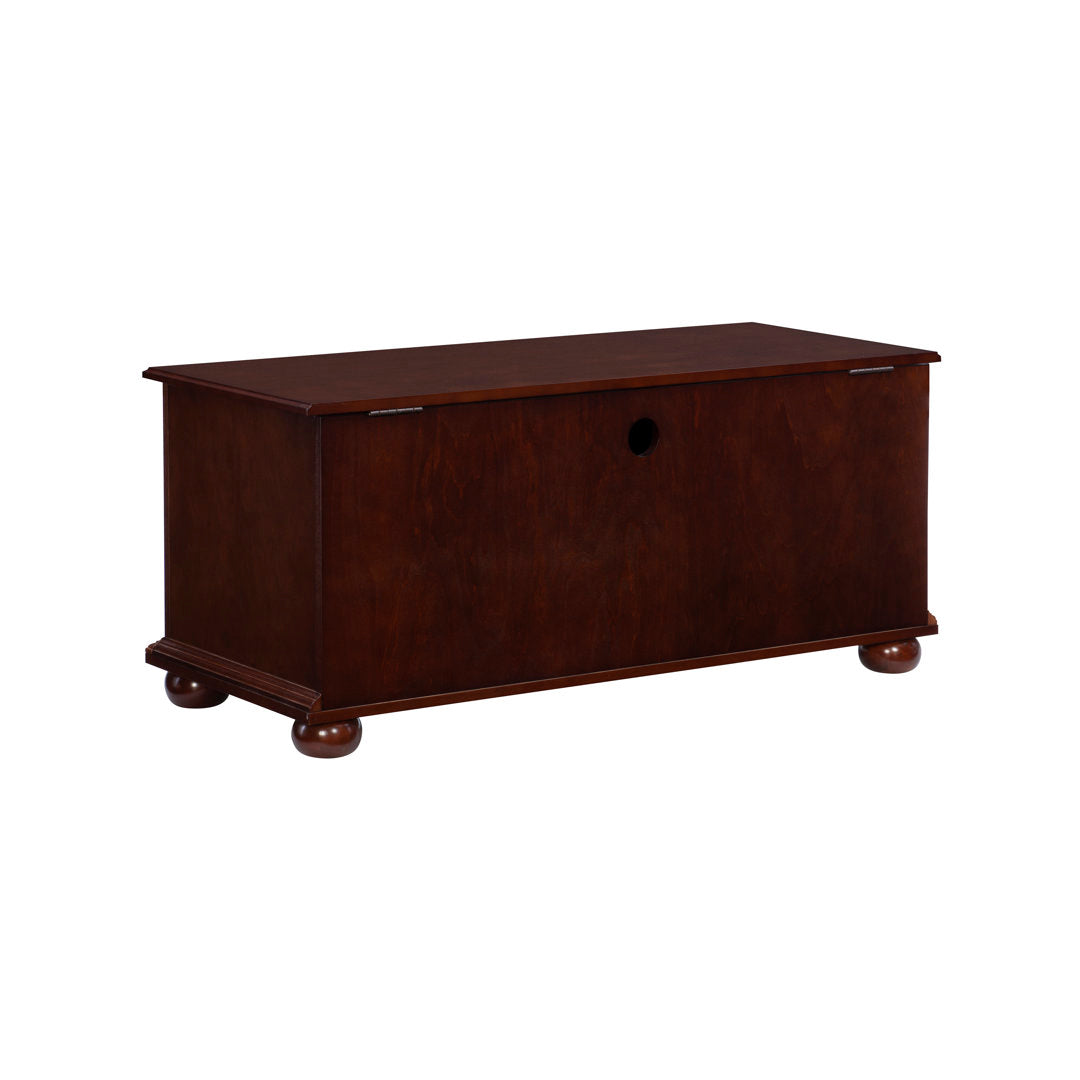 Chapman Solid Wood Blanket Storage Chest Alcott Hill® Color: Rich Cherry Brown