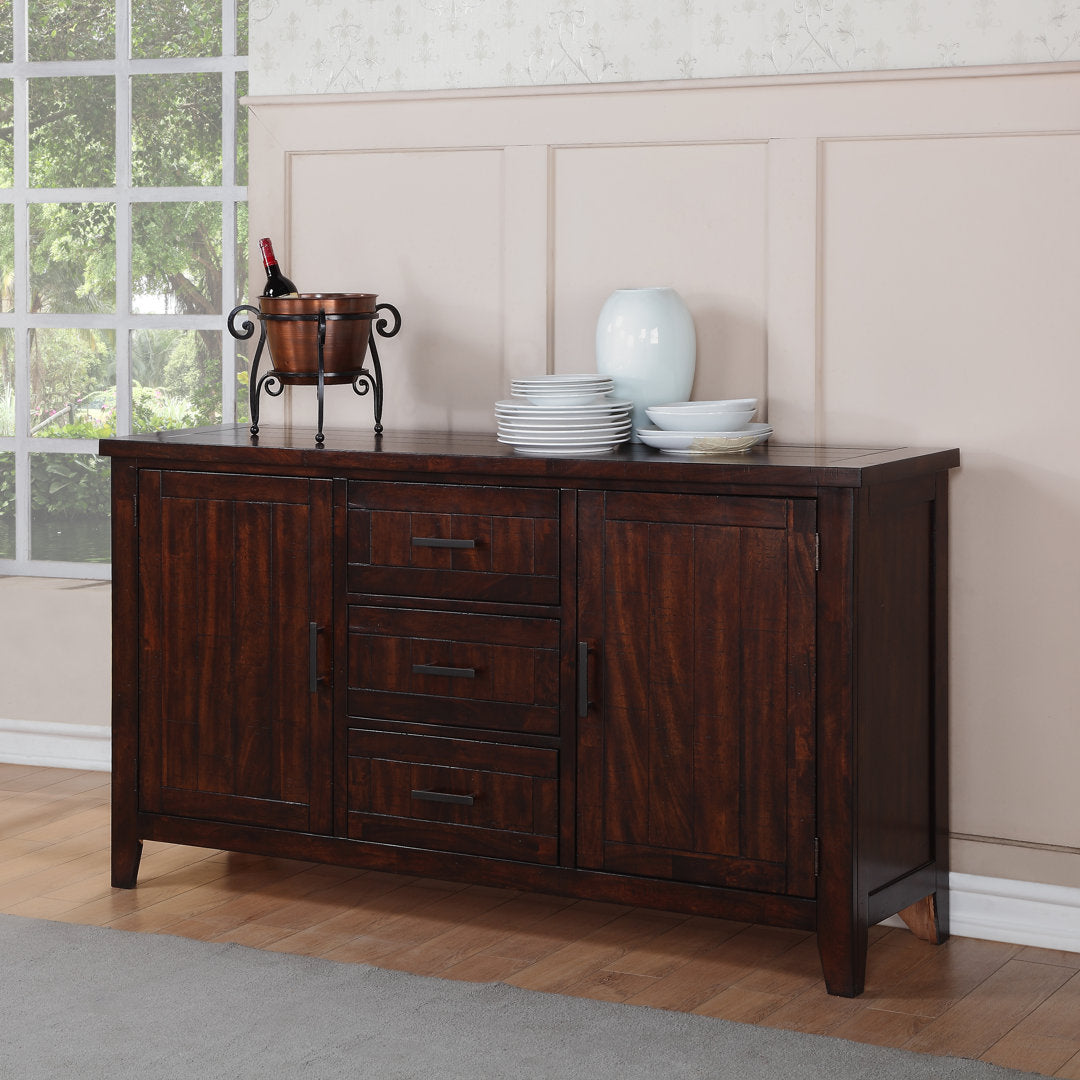 Husnayn 66'' Wide 3 Drawer Sideboard Union Rustic