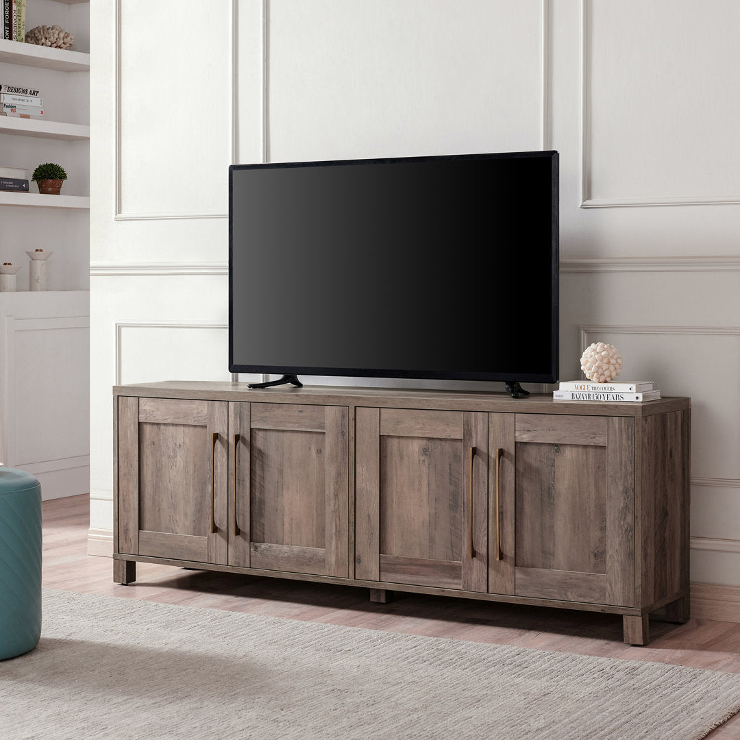 Chabot TV Stand for TVs up to 78" Latitude Run® Color: Gray/Oak