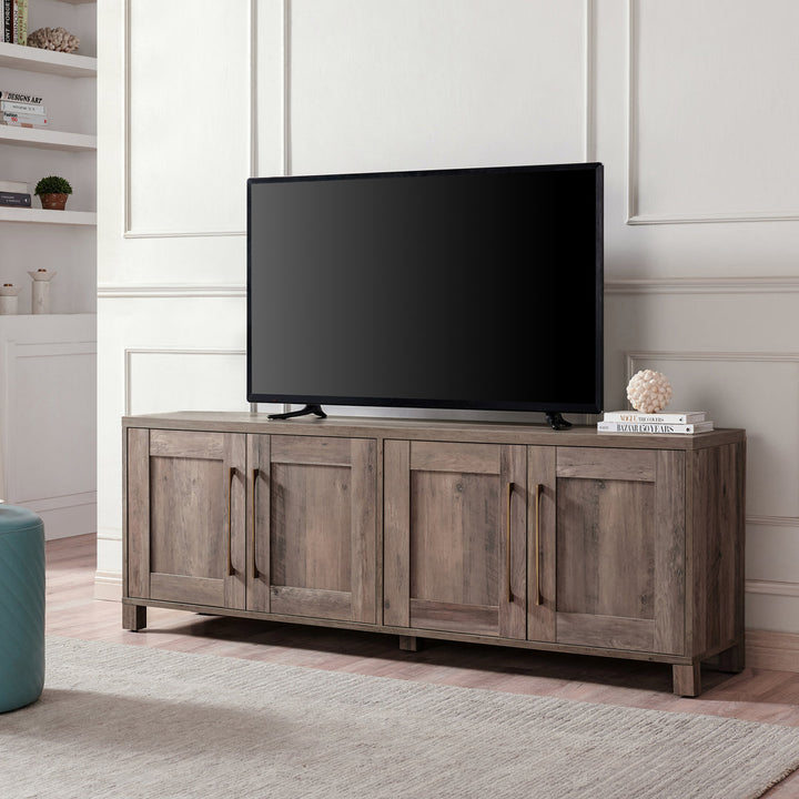 Chabot TV Stand for TVs up to 78" Latitude Run® Color: Gray/Oak