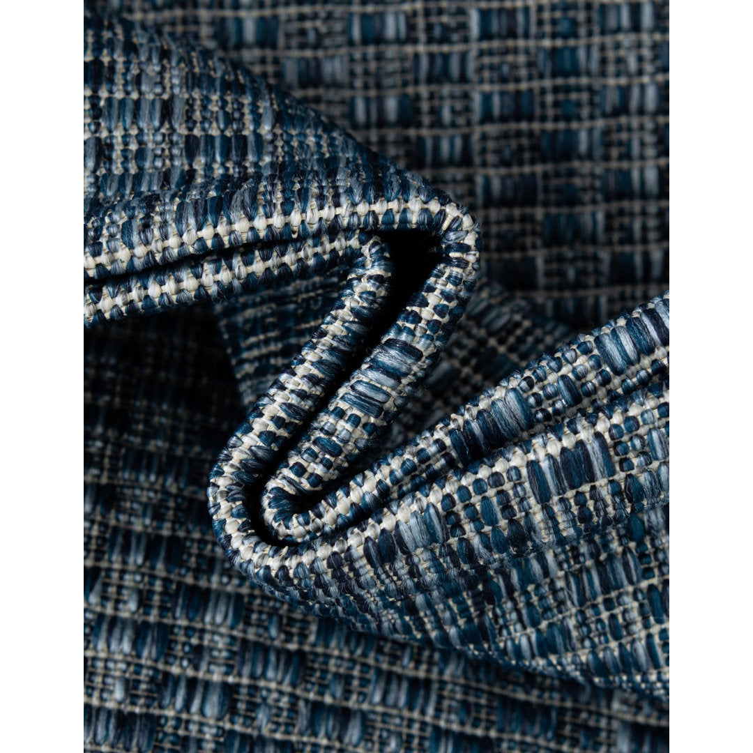 Swanee Blue Indoor / Outdoor Area Rug Arlmont & Co. Rug Size: Rectangle 10' x 13'