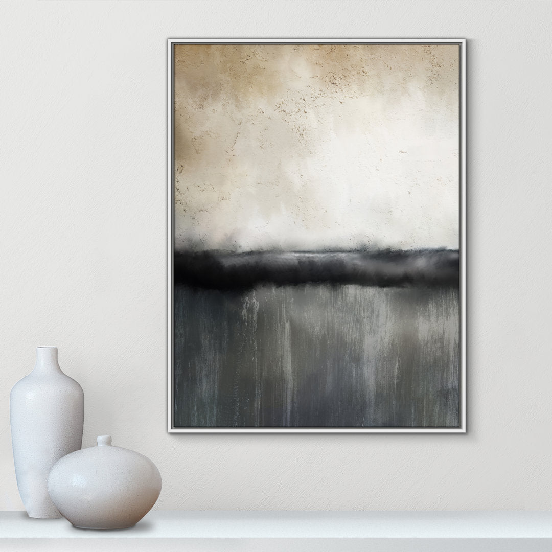 Sunset by Kimberly Allen Print Joss & Main Size: 41.5" H x 31.5" W x 2" D Format: White Framed Canvas