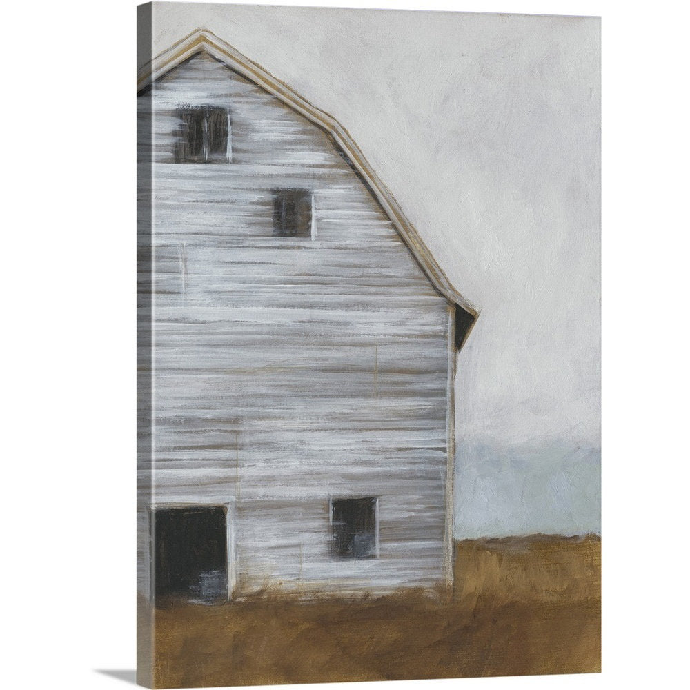 Abandoned Barn I' Painting on Canvas One Allium Way® Size: 24" H x 18" W x 1.25" D Format: Wrapped Canvas