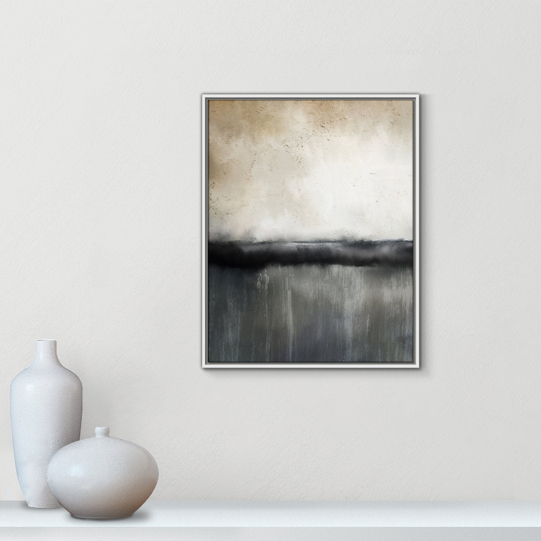 Sunset by Kimberly Allen Print Joss & Main Size: 29.5" H x 23.5" W x 2" D Format: White Framed Canvas