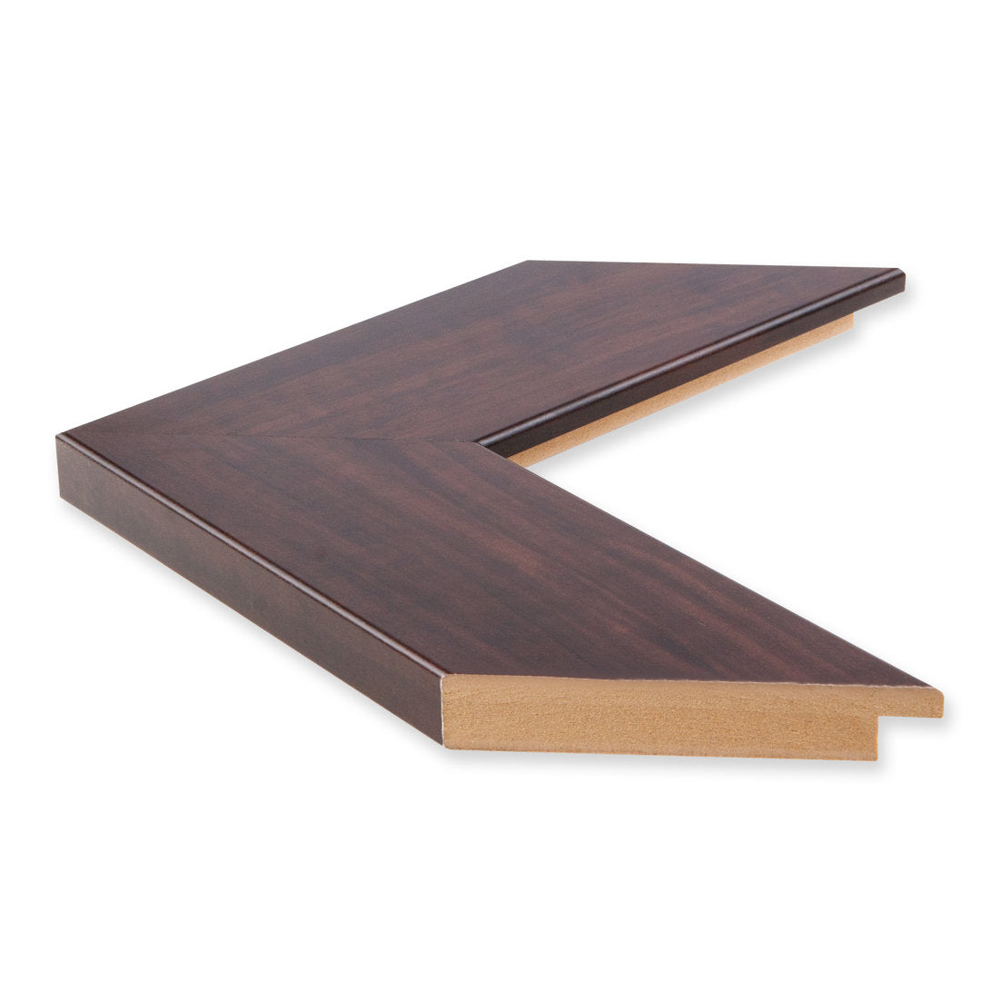 Shmuel Wood Framed with Safety Backing Ideal for Bathroom / Vanity Mirror Wade Logan® Size: 20" x 48" Finish: Dark Walnut