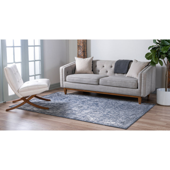 Charters Towers Oriental Blue Area Rug Langley Street® Rug Size: Rectangle 9' x 12'