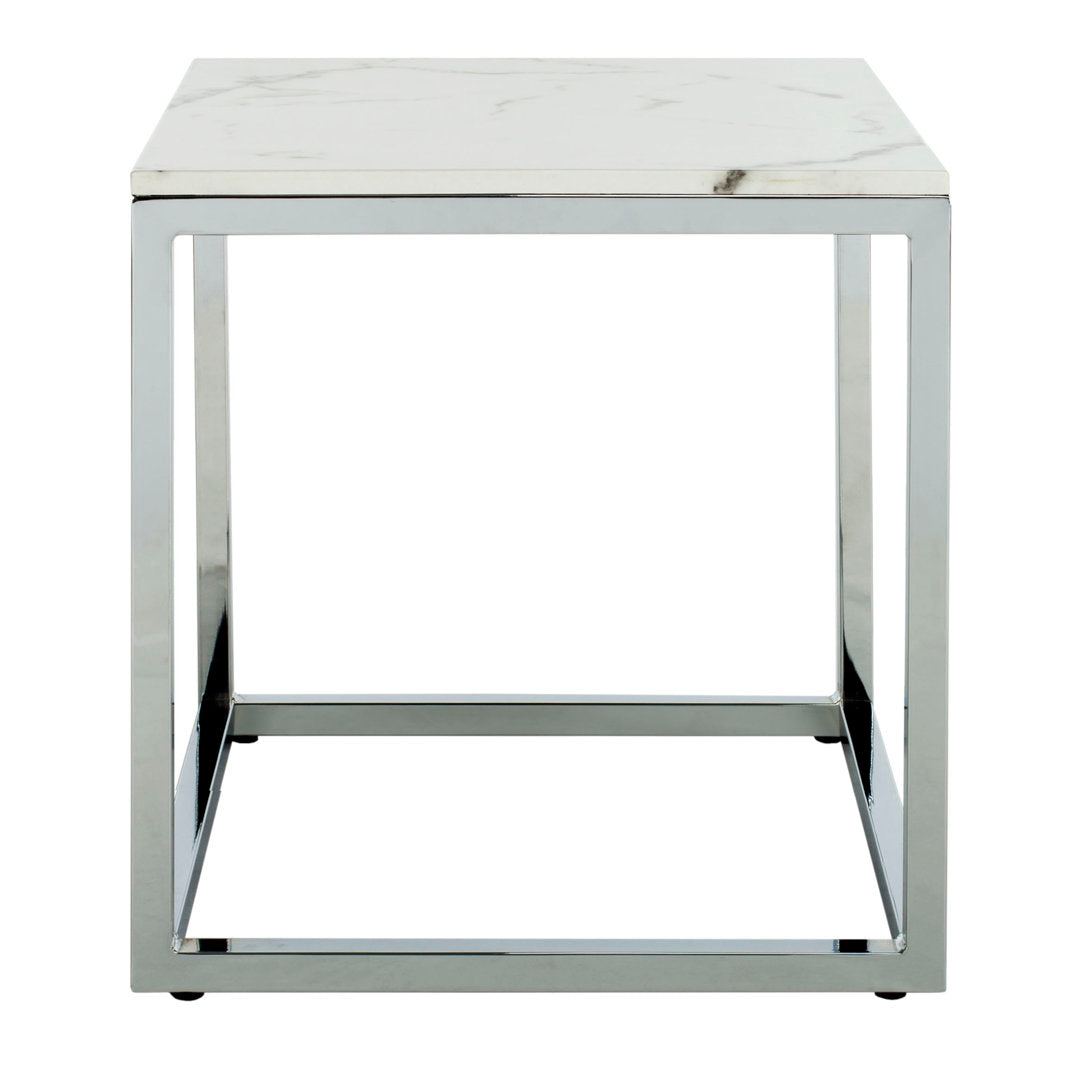Winnie Frame End Table Mercer41 Table Base Color: Chrome
