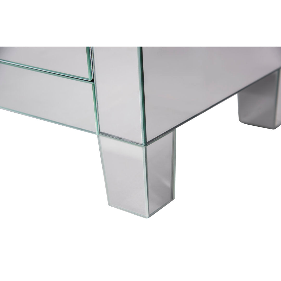Brixton 3 - Drawer Mirrored Accent Chest Etta Avenue™