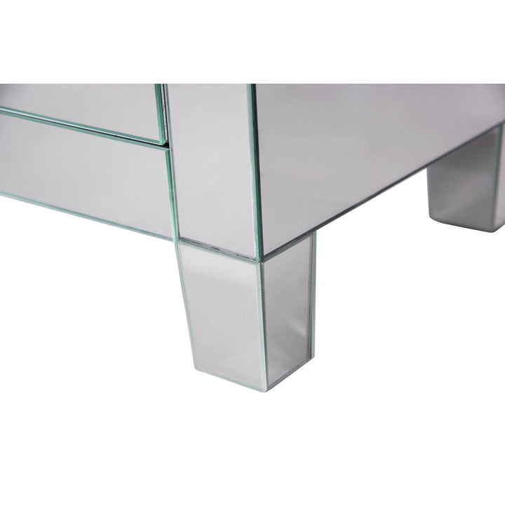 Brixton 3 - Drawer Mirrored Accent Chest Etta Avenue™
