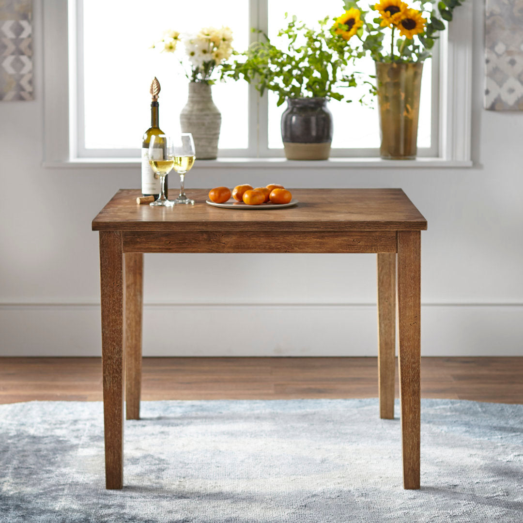 Langner Solid Wood Dining Table Charlton Home®