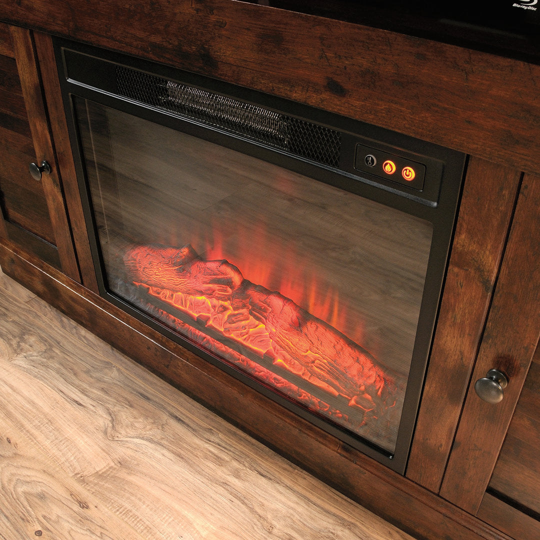 Deniece TV Stand for TVs up to 60" with Electric Fireplace Included Alcott Hill®