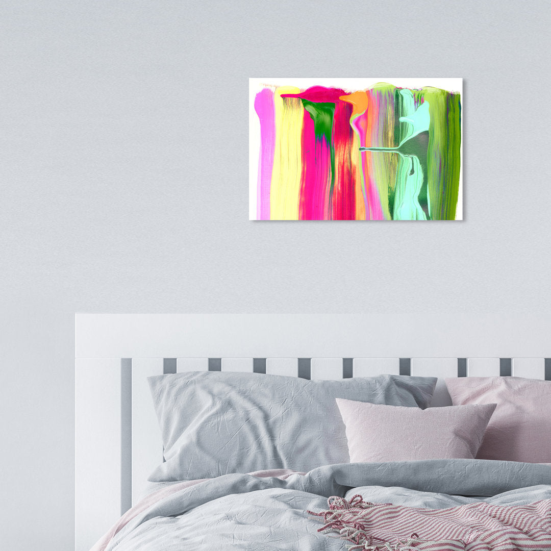 Abstract Come out to Play - Floater Frame Graphic Art Print on Canvas Wrought Studio™ Size: 10" H x 15" W x 1.5" D Format: Wrapped Canvas